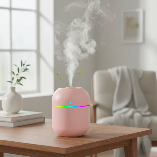 Essential Oil Aroma Diffuser with 7-Color LED & Auto Shut-Off