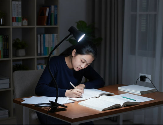 USB Clip-On Adjustable Color Temperature Desk Lamp
