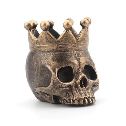 Crown Skull Candleholder for Day of The Dead Decoration